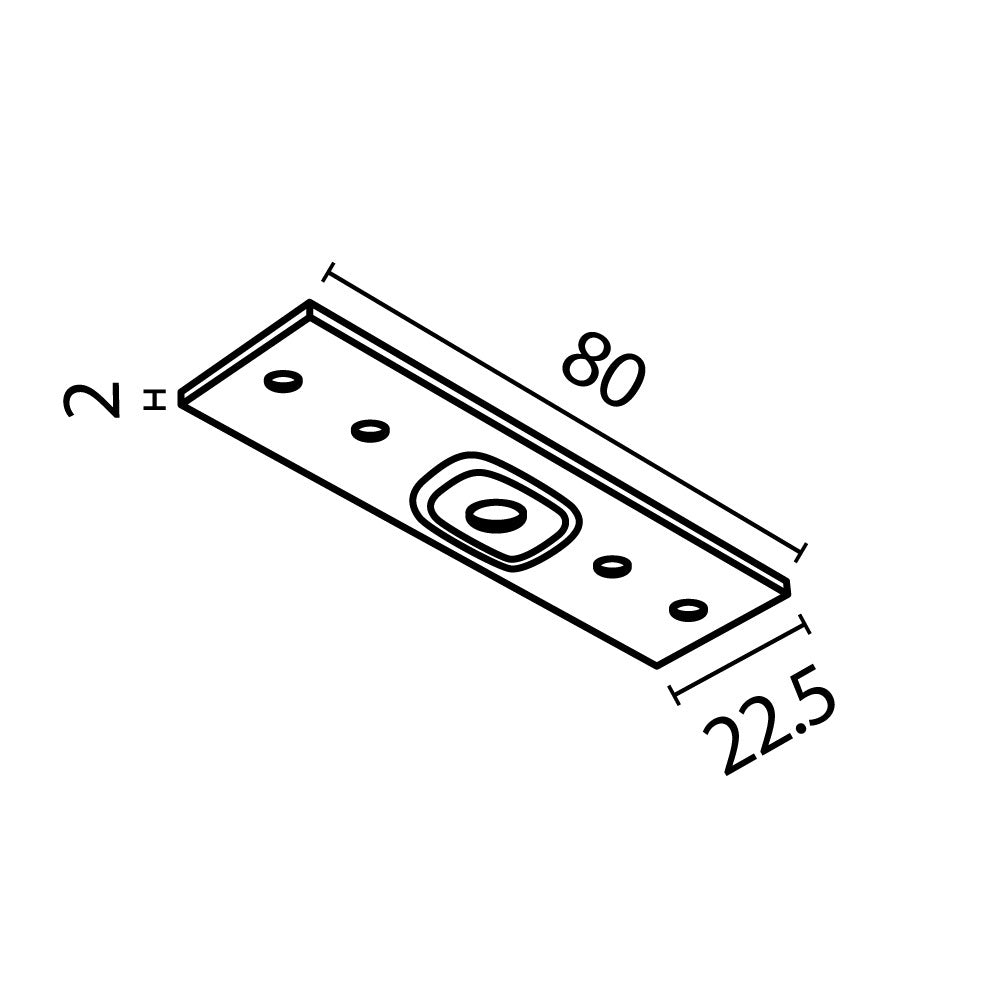 Giunto di collegamento per binario magnetico TRA034C-21W
