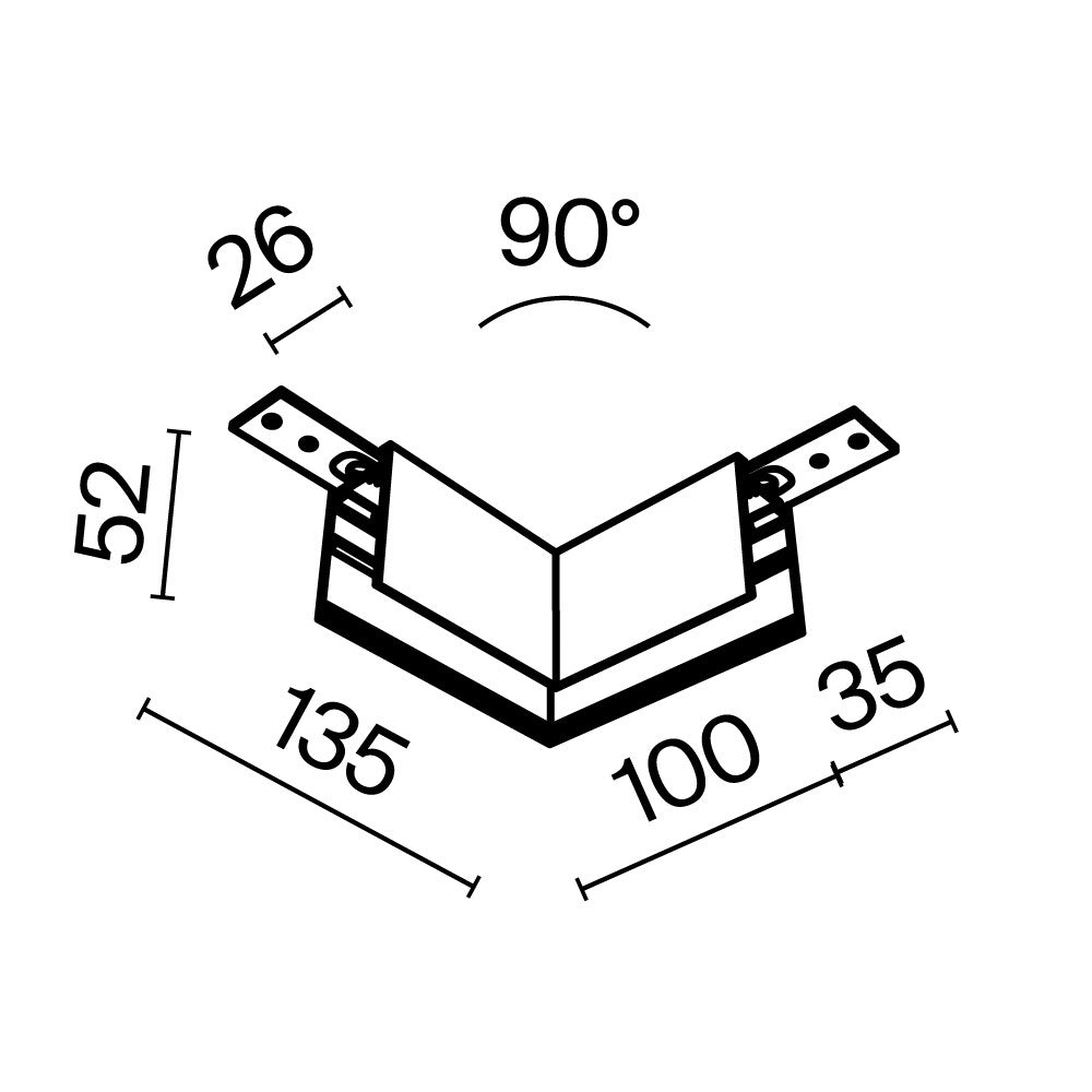 Vinkelkoppling TRA034HCL-41W