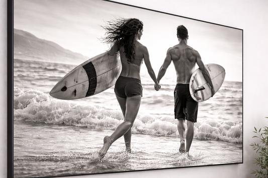 Hotel Custom Wall Art - Your identity 105×140cm & Aluminium Frame