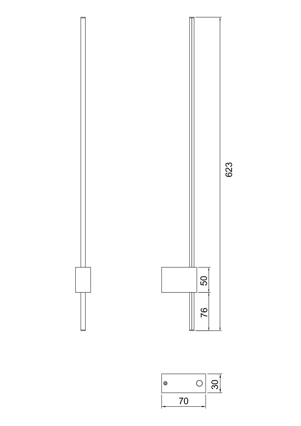 Настенный светильник C070WL-L6GB3K