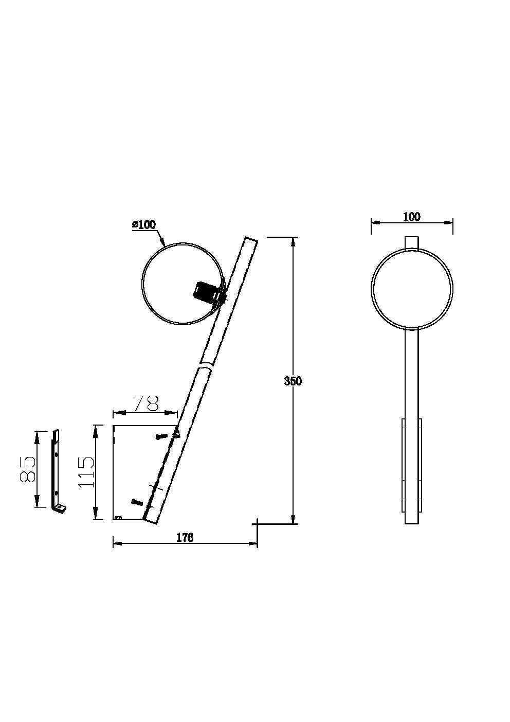 Wandleuchte MOD175WL-01B