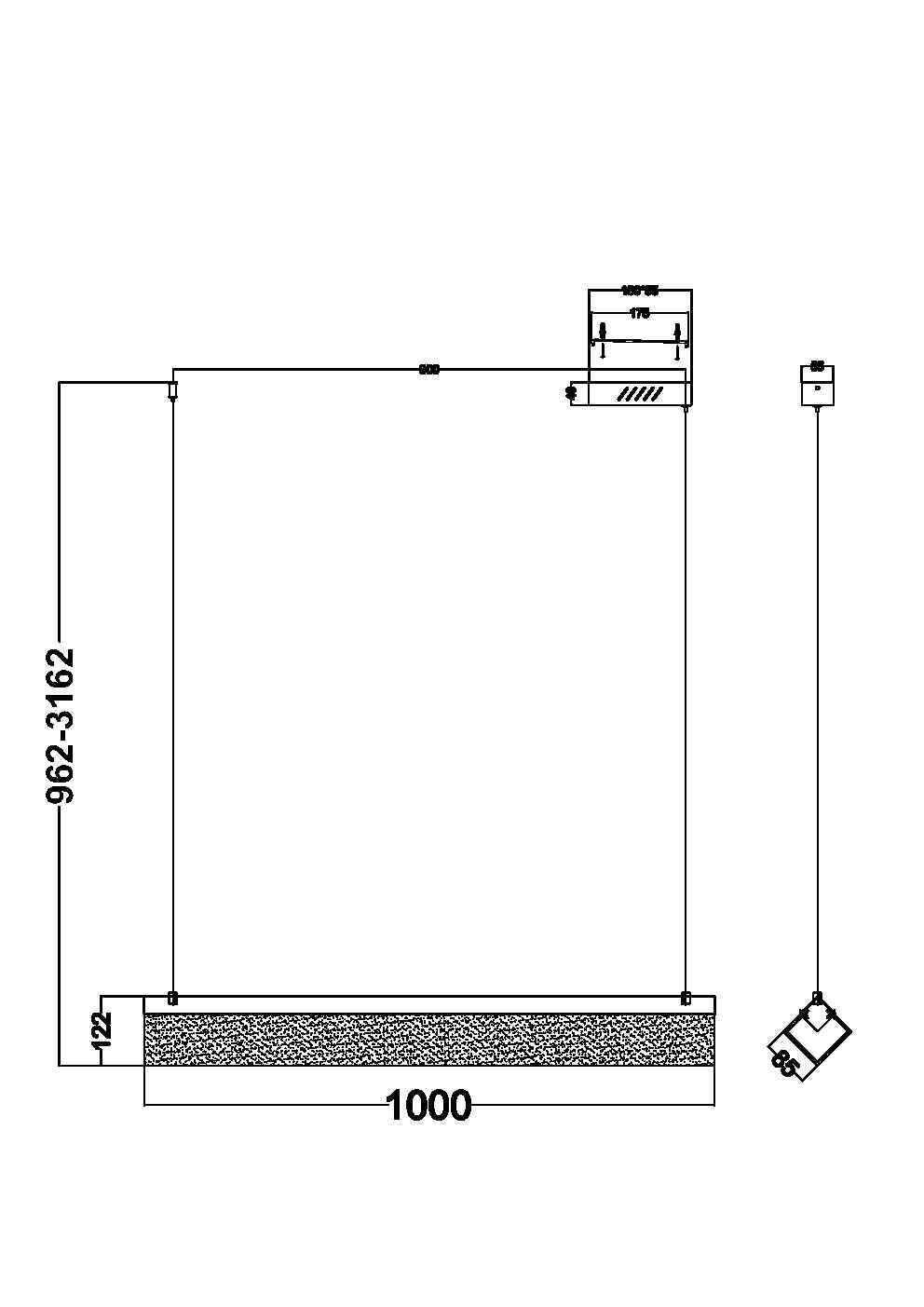 Lampada a sospensione MOD250PL-L36BS3K