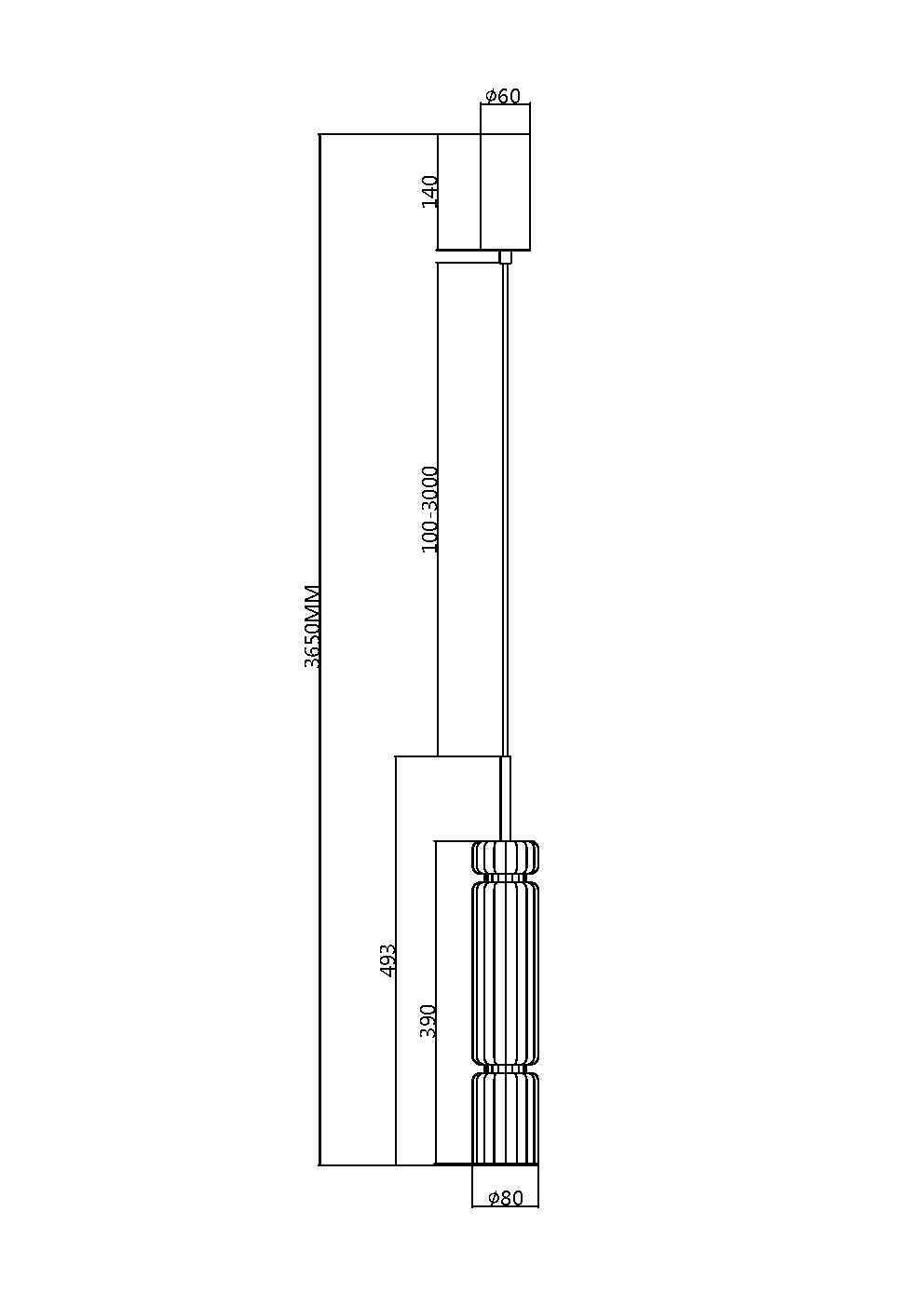 Lampada a sospensione MOD272PL-L12CH3K1