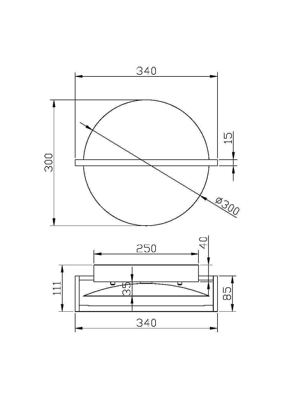 Seinävalaisin MOD279WL-L14B3K