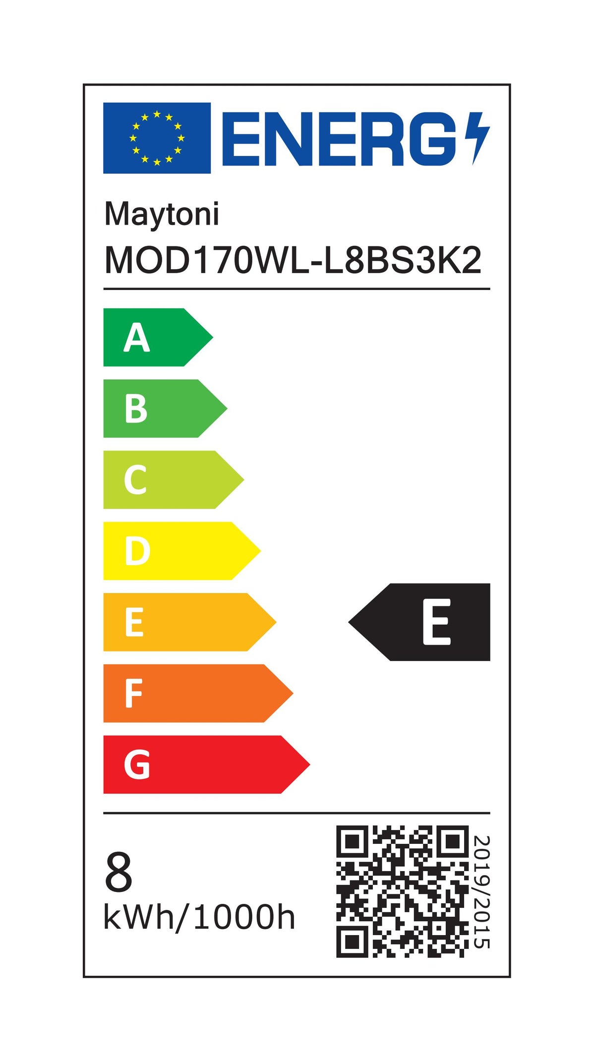 Wandleuchte MOD170WL-L8BS3K2