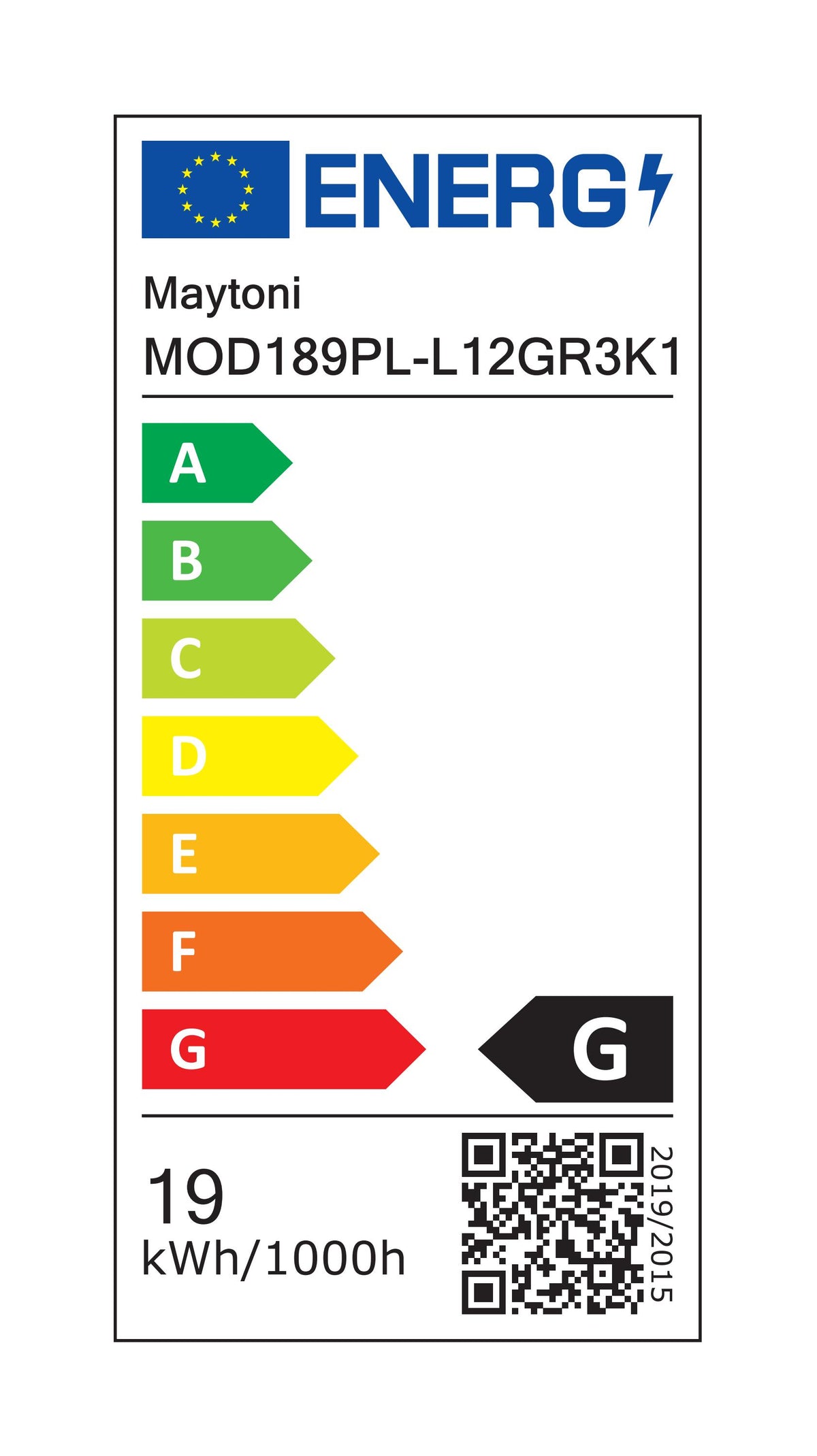 Suspension MOD189PL-L12GR3K1