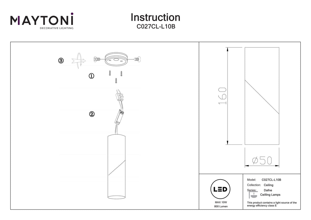 Kattovalaisin C027CL-L10B