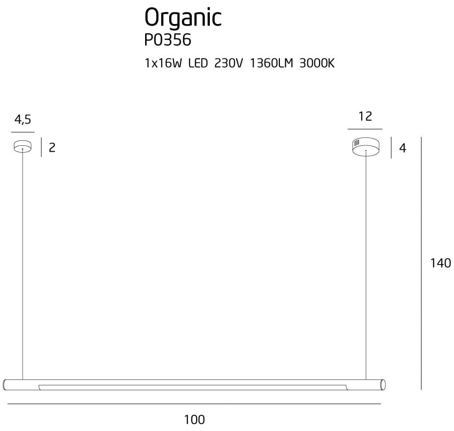Maxlight P0356 Organic Horizon 100cm