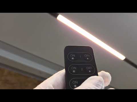 Remote control operation of magnetic track lighting system