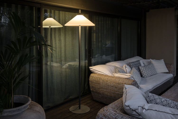 Modern black architectural landscape bollards and outdoor wall lights Maytoni