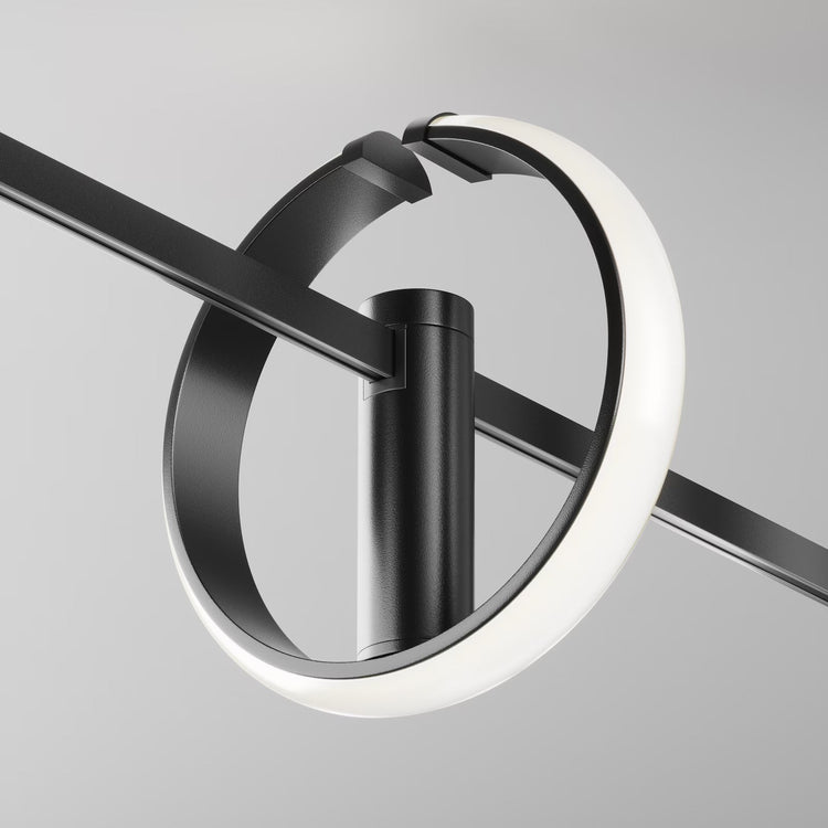 High-end architectural track lighting system with surface-mounted and recessed tracks