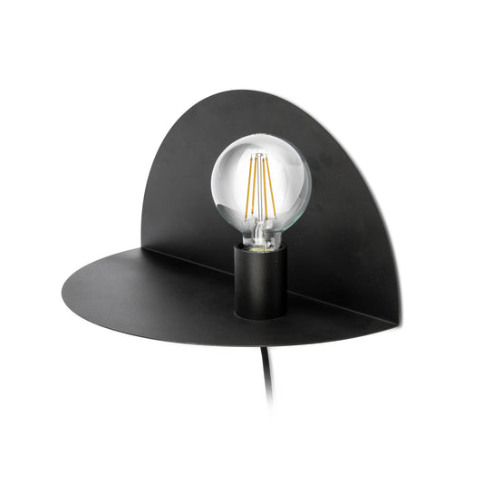 NIT Right black wall lamp