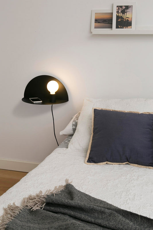 Wall light NIT APPLY BLACK RIGHT 1xE27