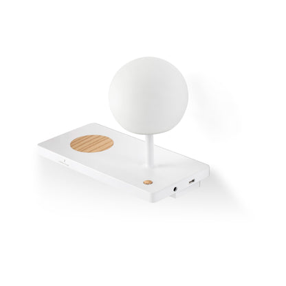 NIKO GLASS Left white wall lamp