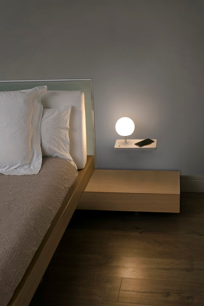 NIKO PC Right white wall lamp