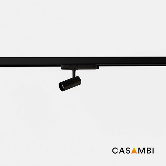 FOST TRACK Black Ø40 7W 24° 3000K CRI90 Casambi