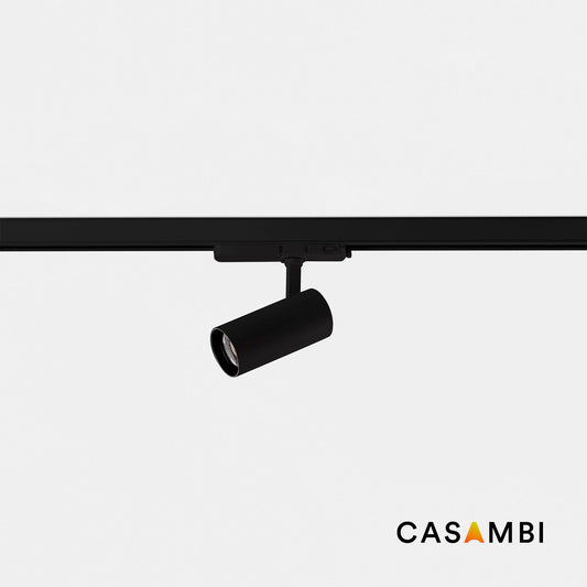 FOST TRACK Black Ø64 28W 18° 4000K CRI90 Casambi