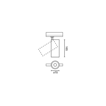 FOST TRACK White Ø70 43W 36° 4000K CRI90