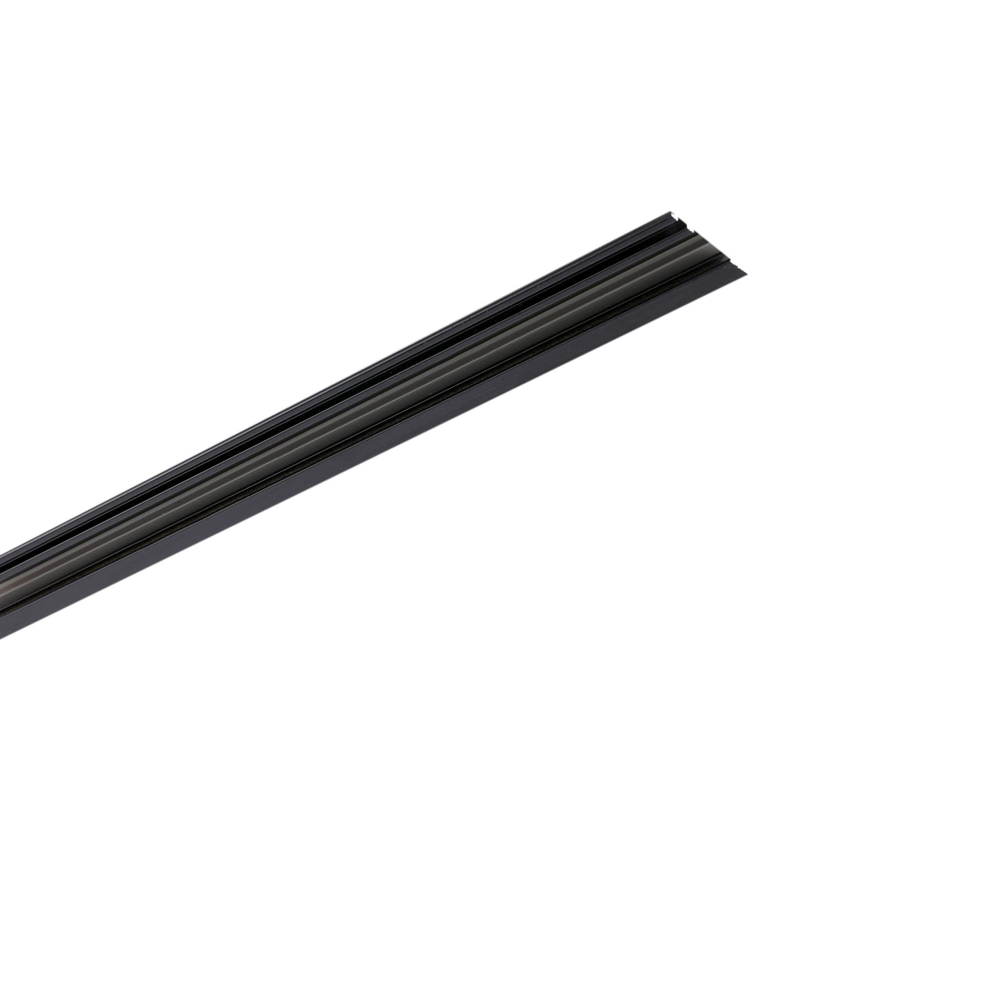 TRACK black triphasic recessed 1m