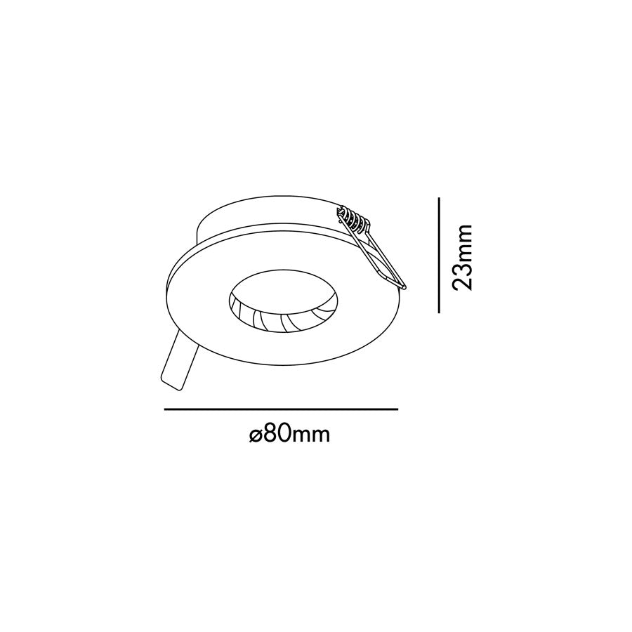 WET White downlight