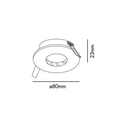 WET White downlight