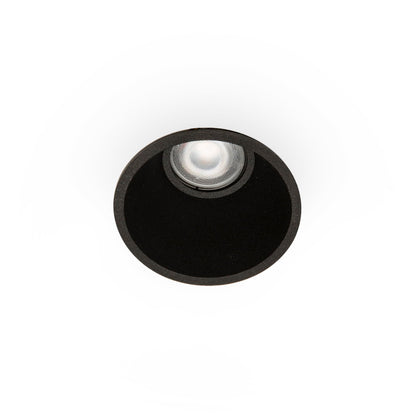 FRESH IP44 Black downlight GU10