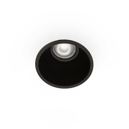 FRESH IP44 Black downlight GU10