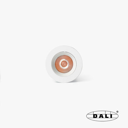 UNO white/white recessed downlight 8W 24° 2700K CRI90 DALI