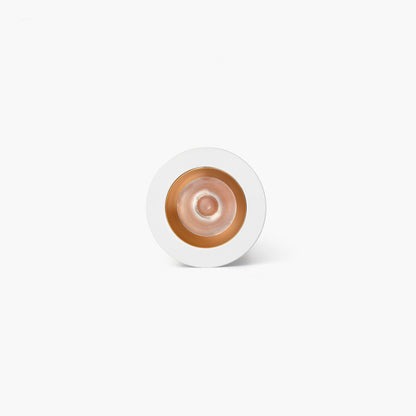 UNO white/gold recessed downlight 8W 24° 2700K CRI90
