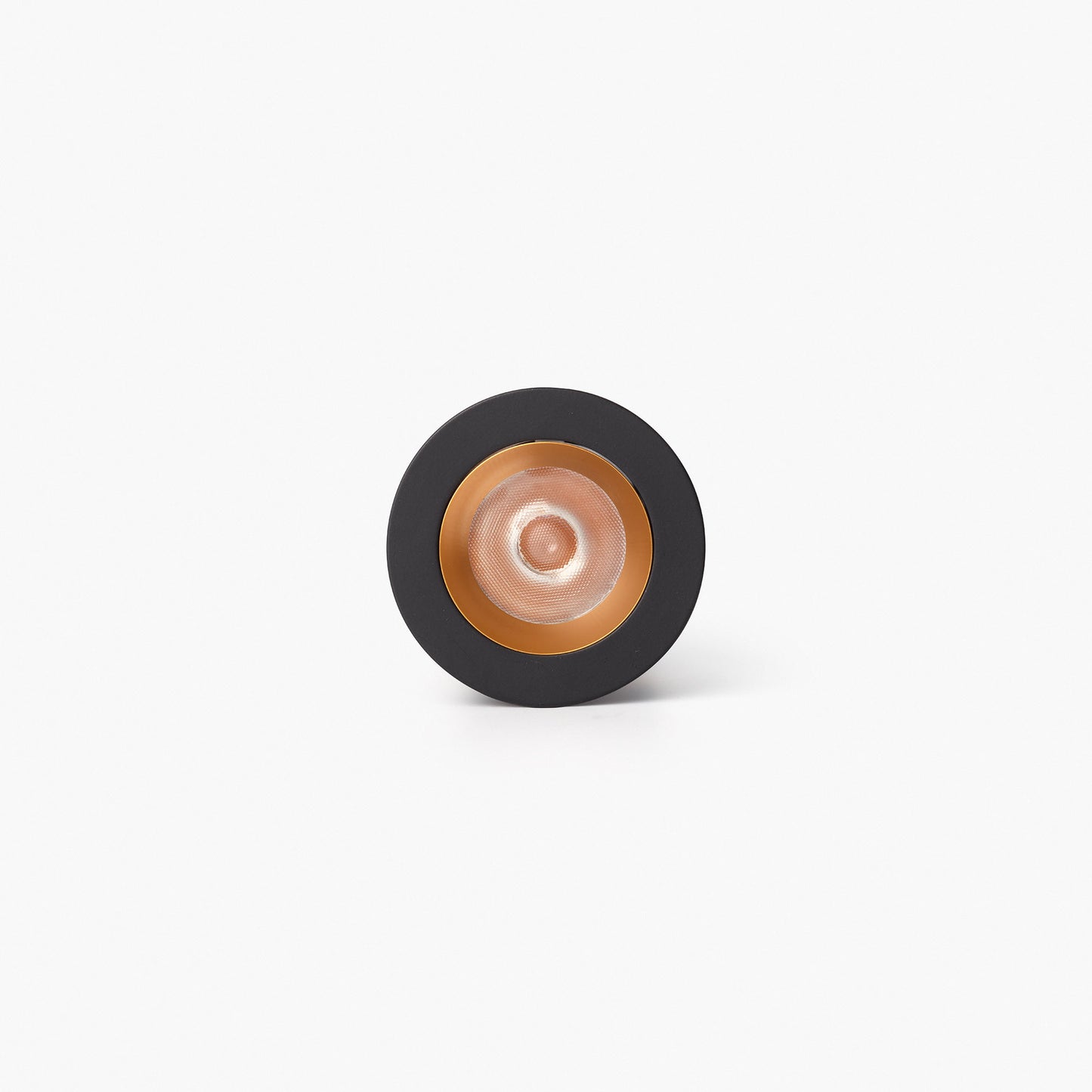 UNO black/gold recessed downlight 8W 24° 2700K CRI90