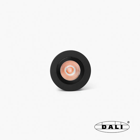 UNO downlight empotrable negro/negro 8W 11° 3000K CRI90 DALI
