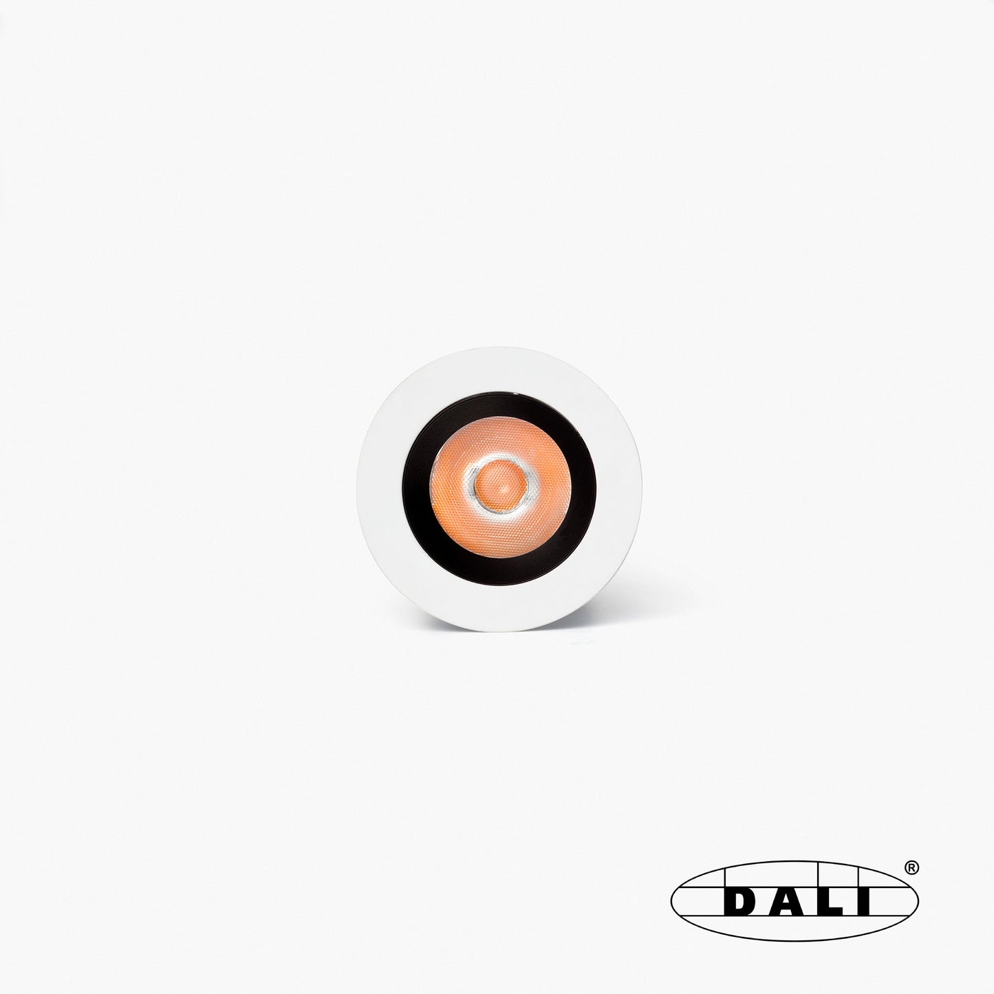 UNO white/black recessed downlight 8W 24° 3000K CRI90 DALI