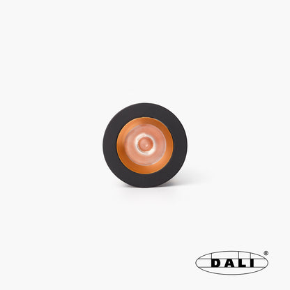 UNO black/gold recessed downlight 8W 24° 3000K CRI90 DALI