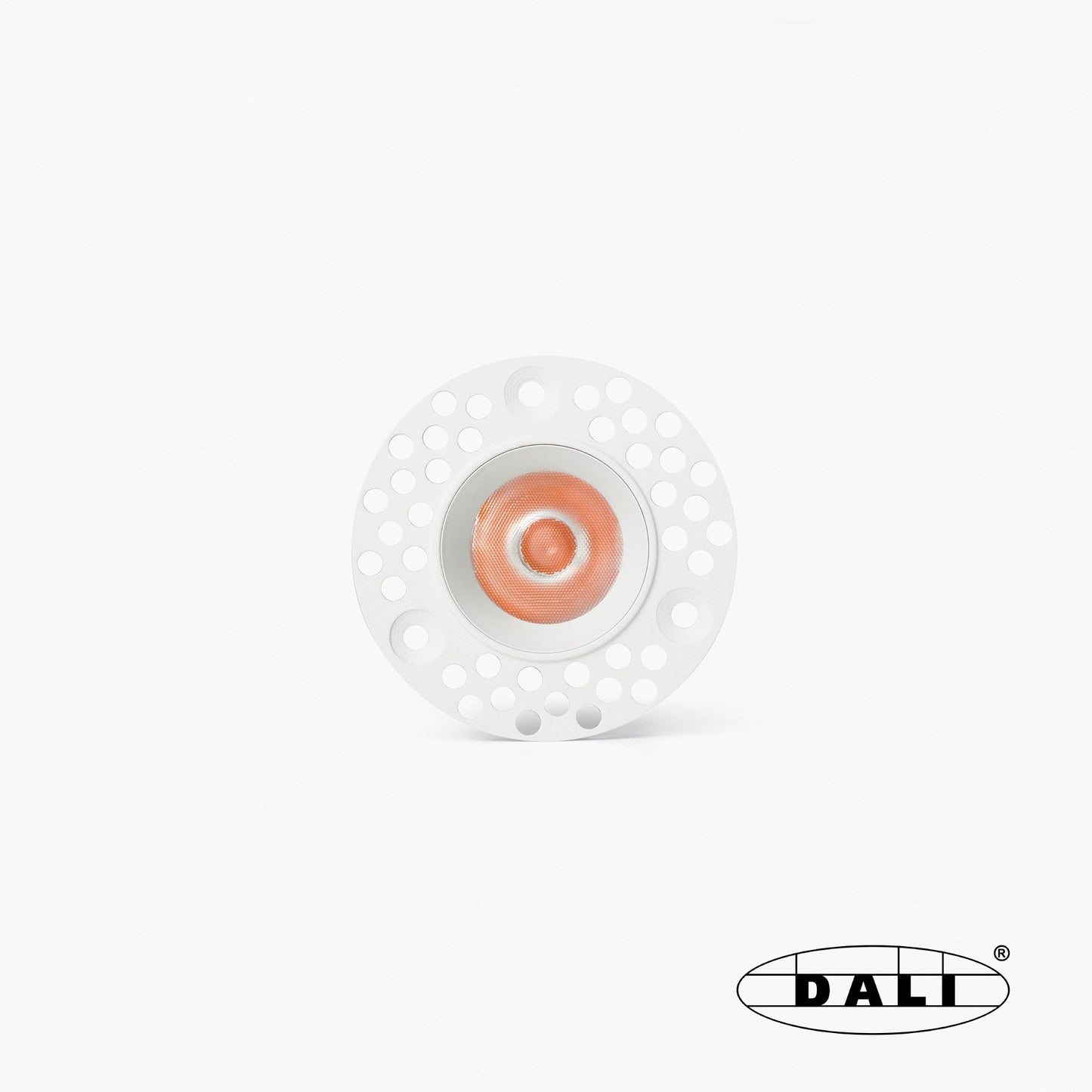 UNO black/white recessed downlight trimless 8W 37° 2700K CRI90 DALI