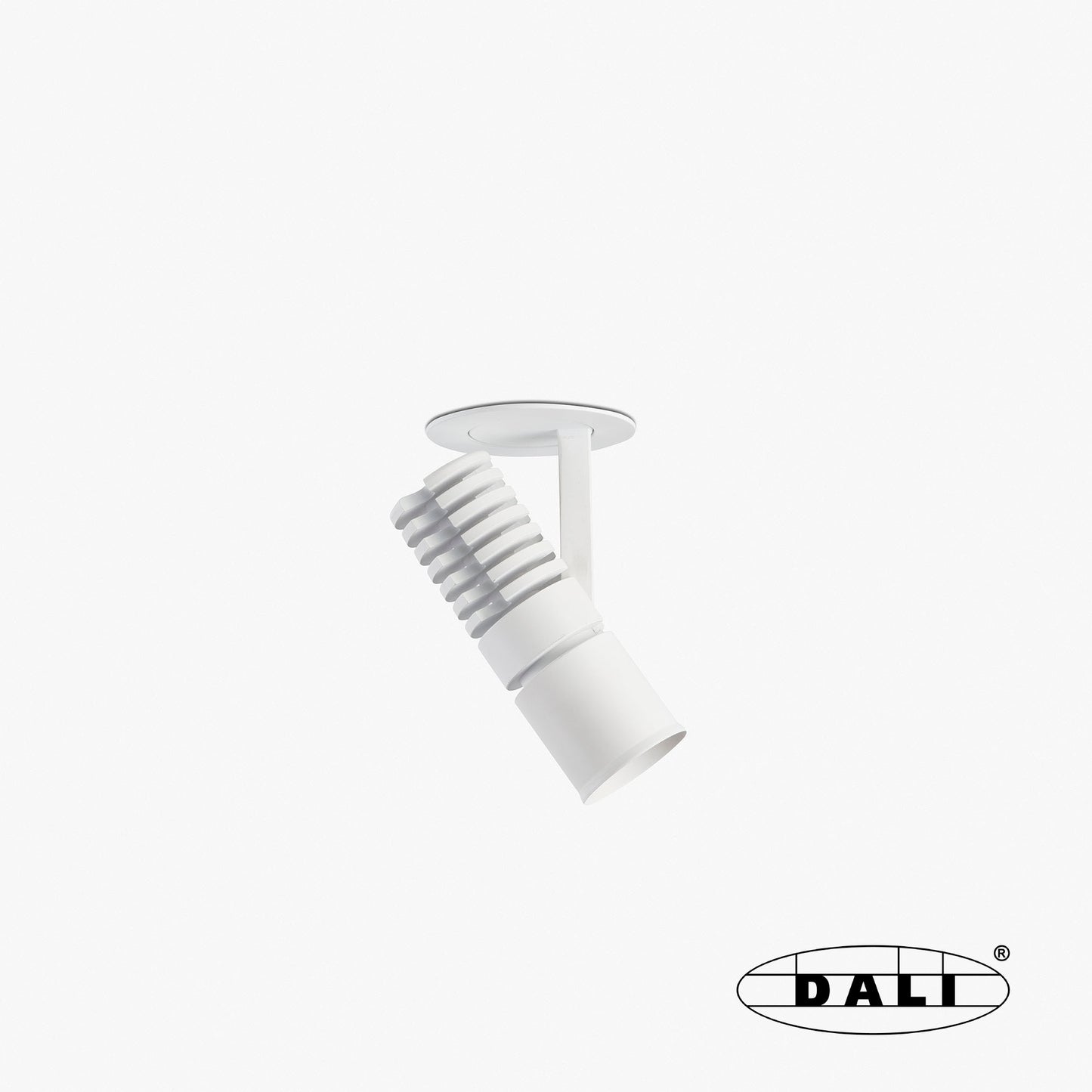 UNO white/white recessed projector pulldown 8W 24° 3000K CRI90 DALI