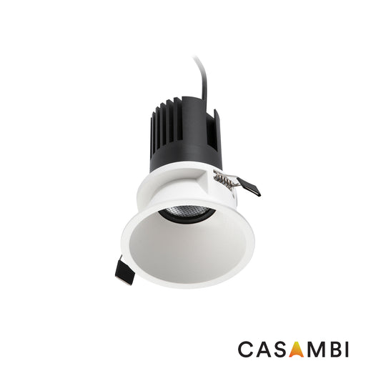 TULIPA valge sümmeetriline allvalgusti IP65 15W 24° 4000K CRI90 CASAMBI