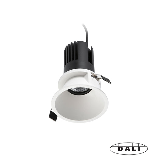 TULIPA White symmetric downlight 15W 36° 3000K CRI90 DALI