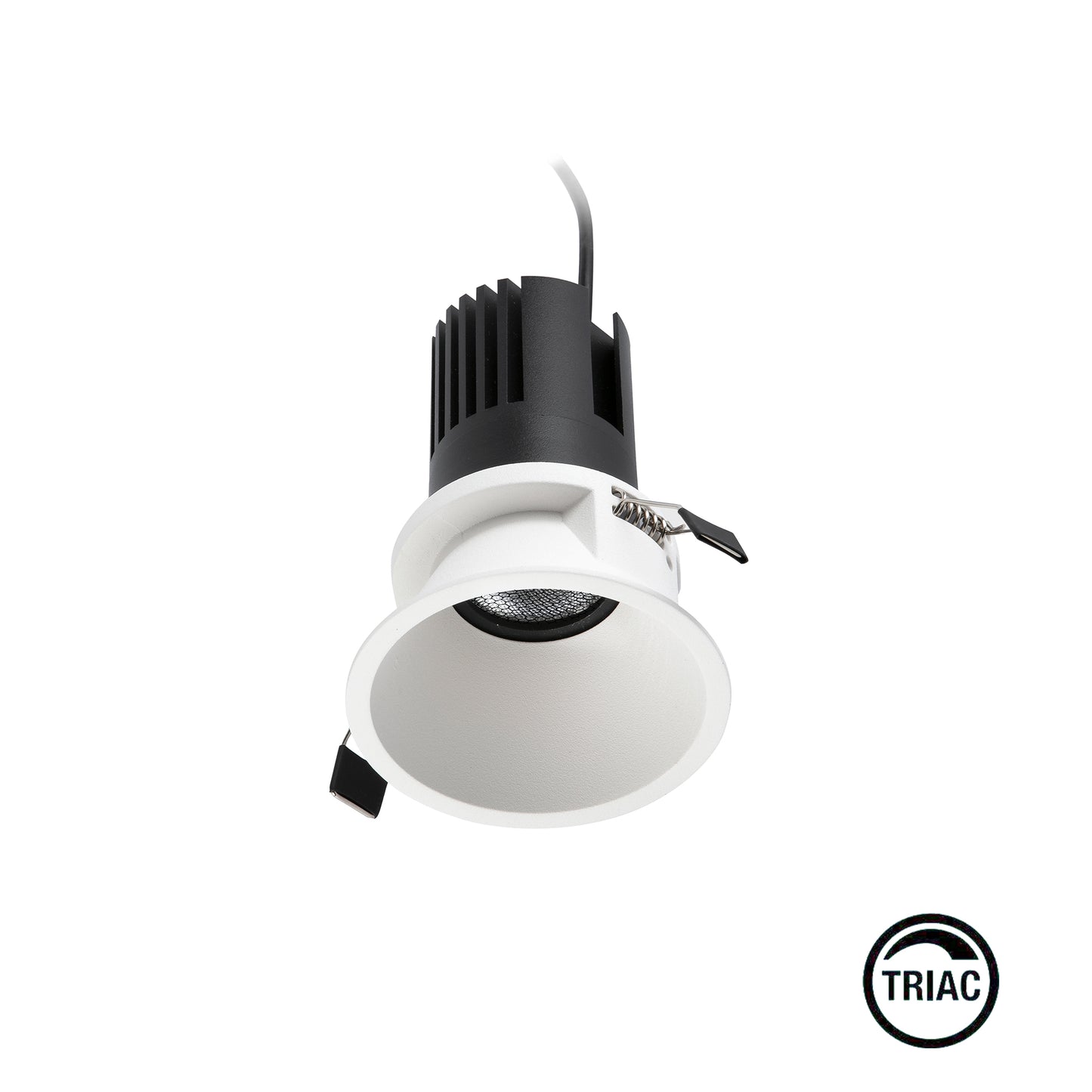TULIPA White symmetric downlight 15W 24° 4000K CRI90 TRIAC
