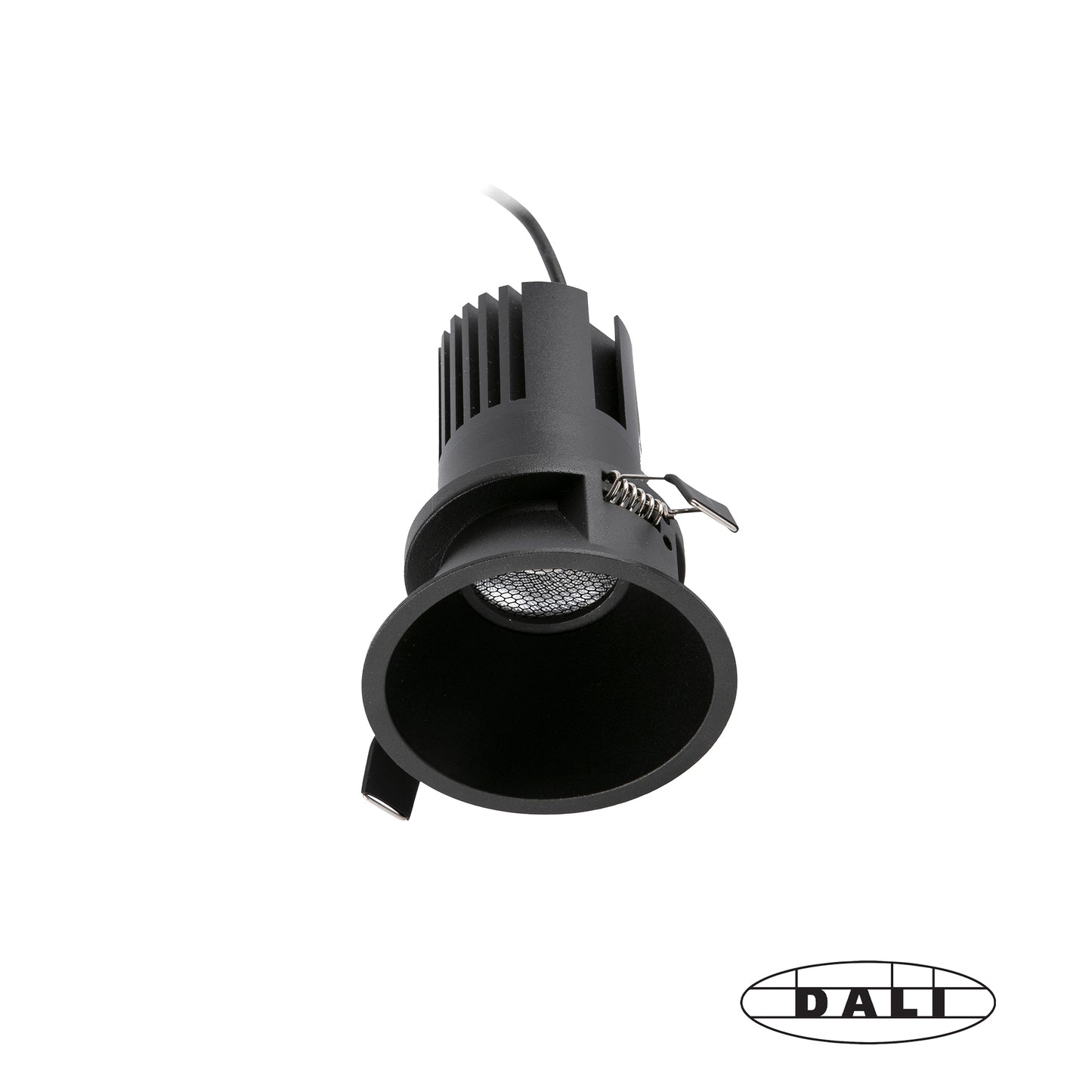 TULIPA Black symmetric downlight 15W 24° 4000K CRI90 DALI