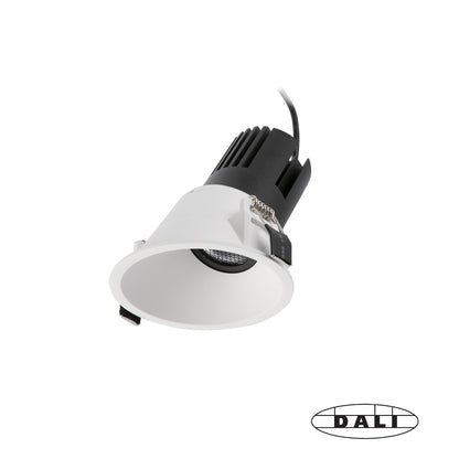 TULIPA Valge asümmeetriline allvalgusti IP65 15W 15° 2700K CRI90 DALI