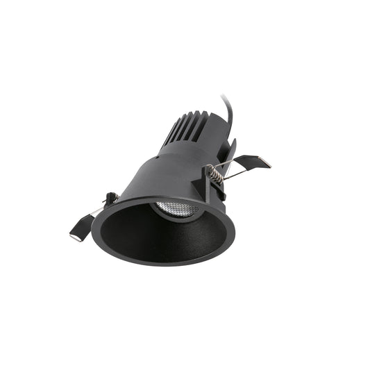 TULIPA Black asymmetric downlight 15W 24° 4000K CRI90