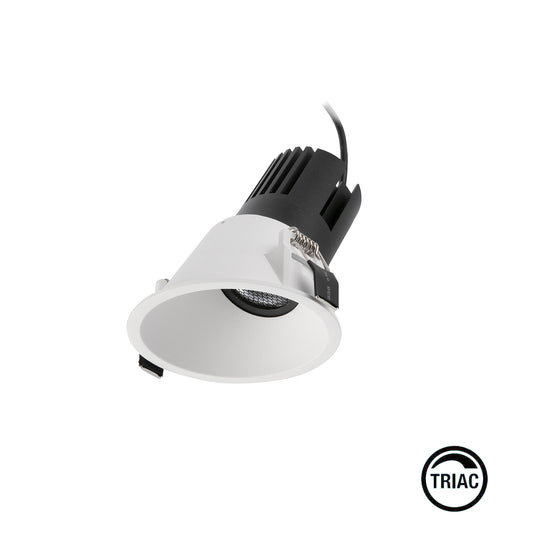 TULIPA White asymmetric downlight IP65 15W 50° 4000K CRI90 TRIAC