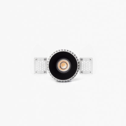 TULIPA Black recessed trimless downlight 10W 24° 4000K CRI90 triac