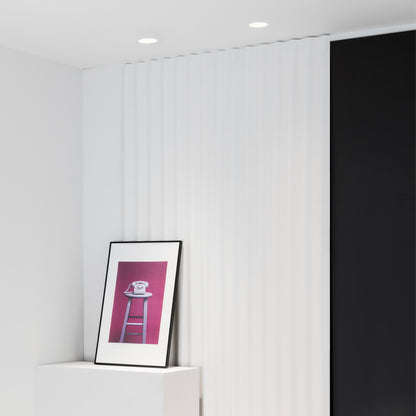 TULIPA White recessed trimless downlight 10W 36° 4000K CRI90 casambi
