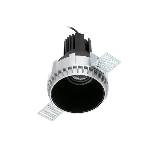 TULIPA Black symmetric trimless downlight 15W 24° 4000K CRI90