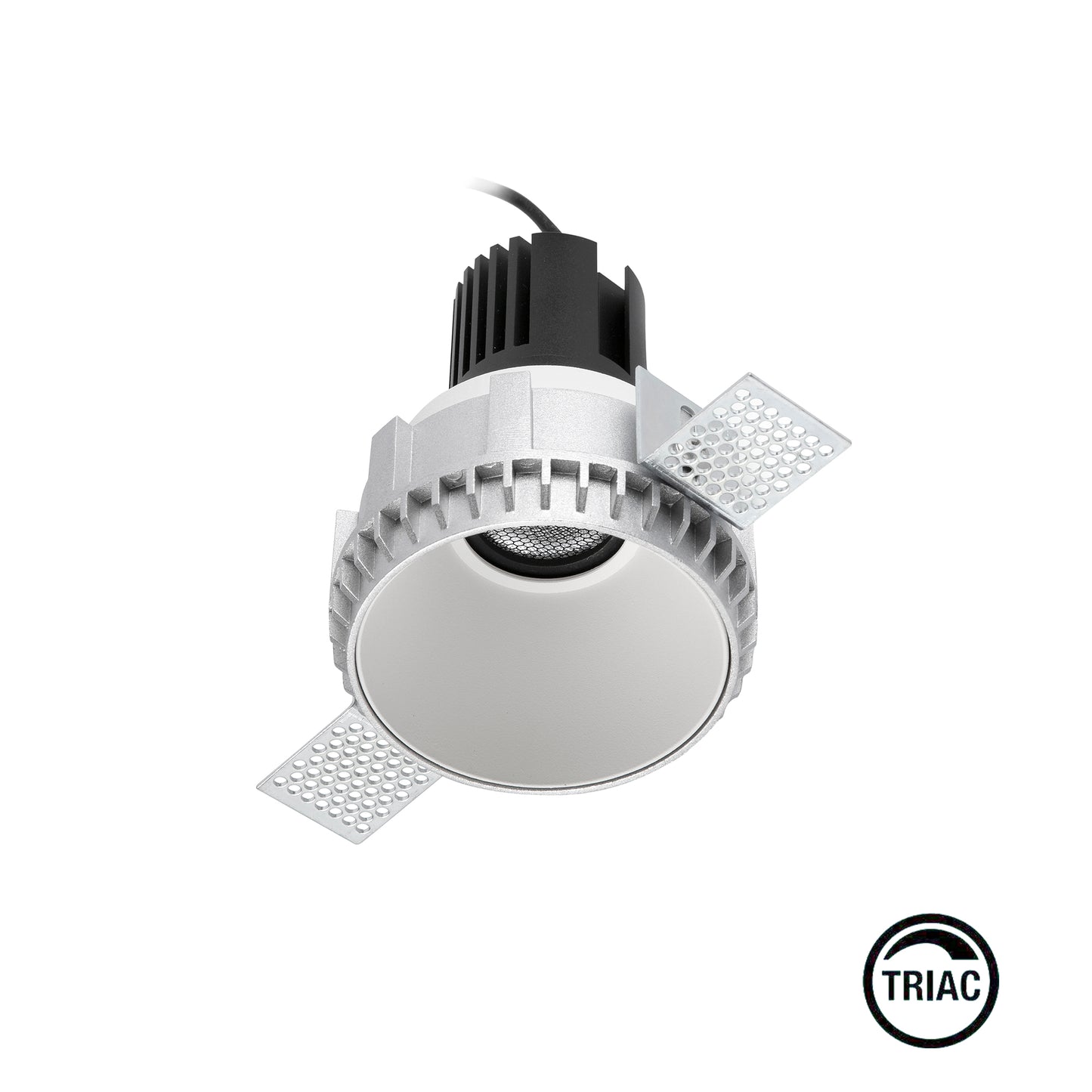 TULIPA White symmetric trimless downlight 15W 36° 4000K CRI90 TRIAC