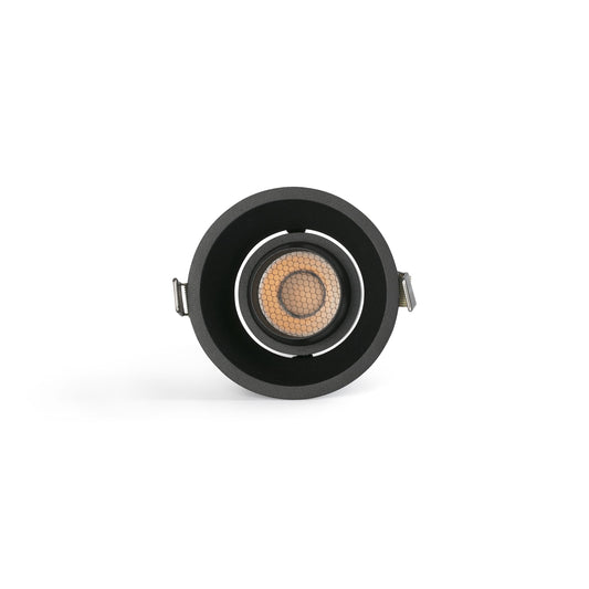TULIPA downlight ajustable negro 10W 4000K CRI 90 55° Triac