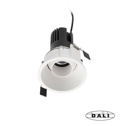 TULIPA allvalgusti, suunatav, valge, IP65, 15W, 15°, 4000K, CRI90, DALI