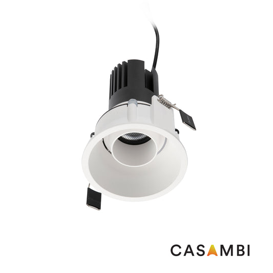 TULIPA Allvalgusti suunav valge IP65 15W 15° 4000K CRI90 CASAMBI