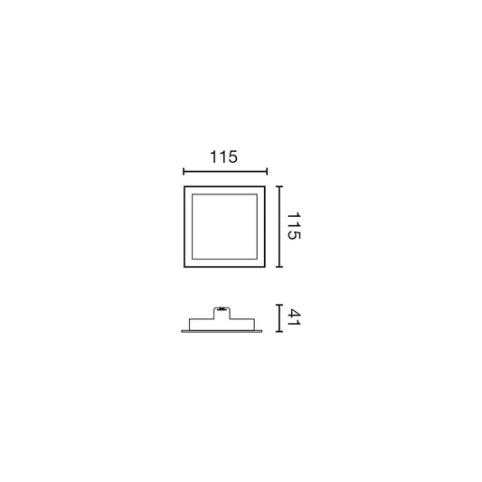 Accessory and component PODIUM PLATE 1L WITH WHITE FRAME